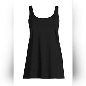 Lands' End Scoop Neck Mini Swim Dress Swimsuit 1X (16-18)